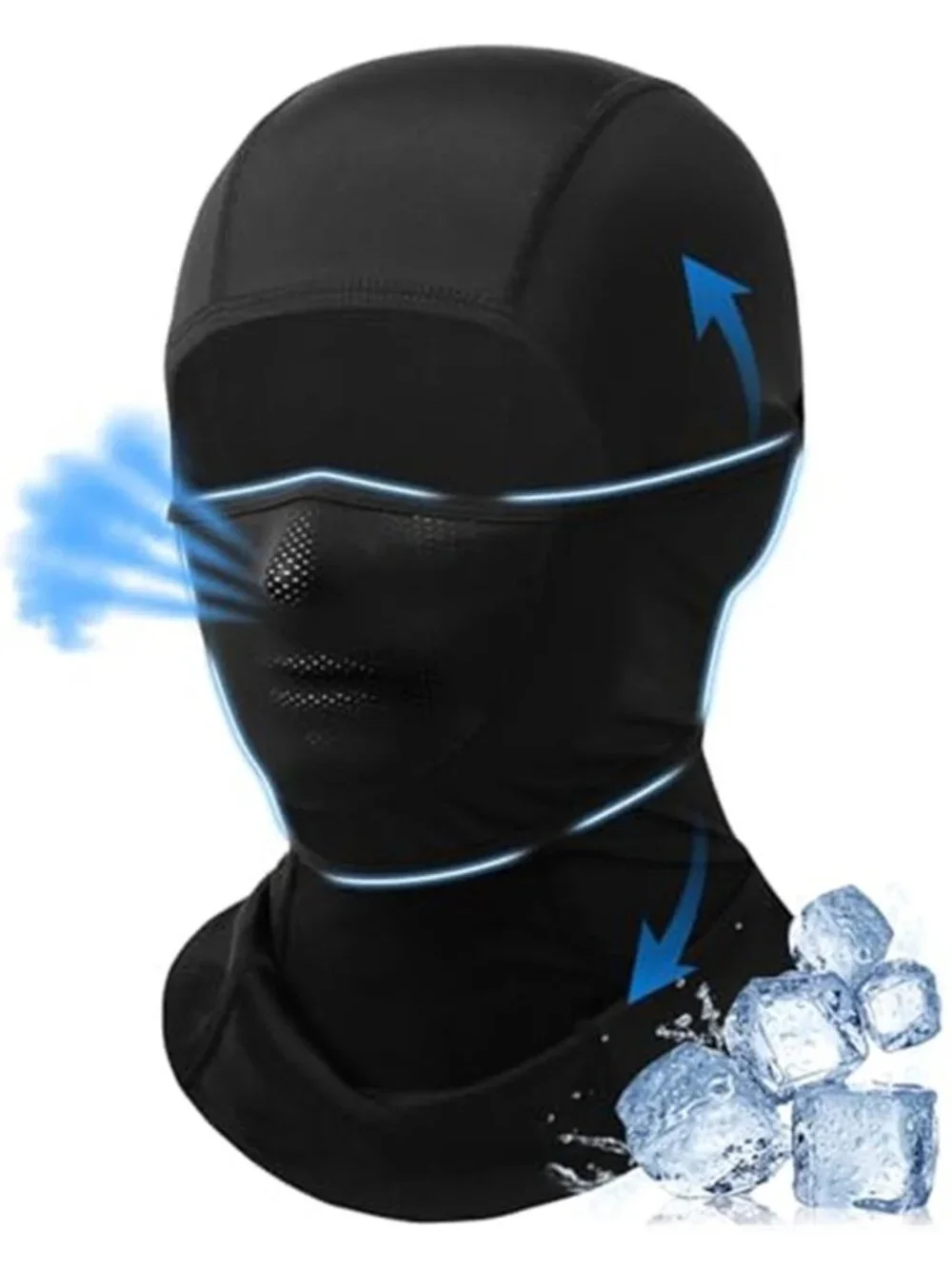Men's Balaclava Face Mask with Movable Design Summer Cooling UV Protection